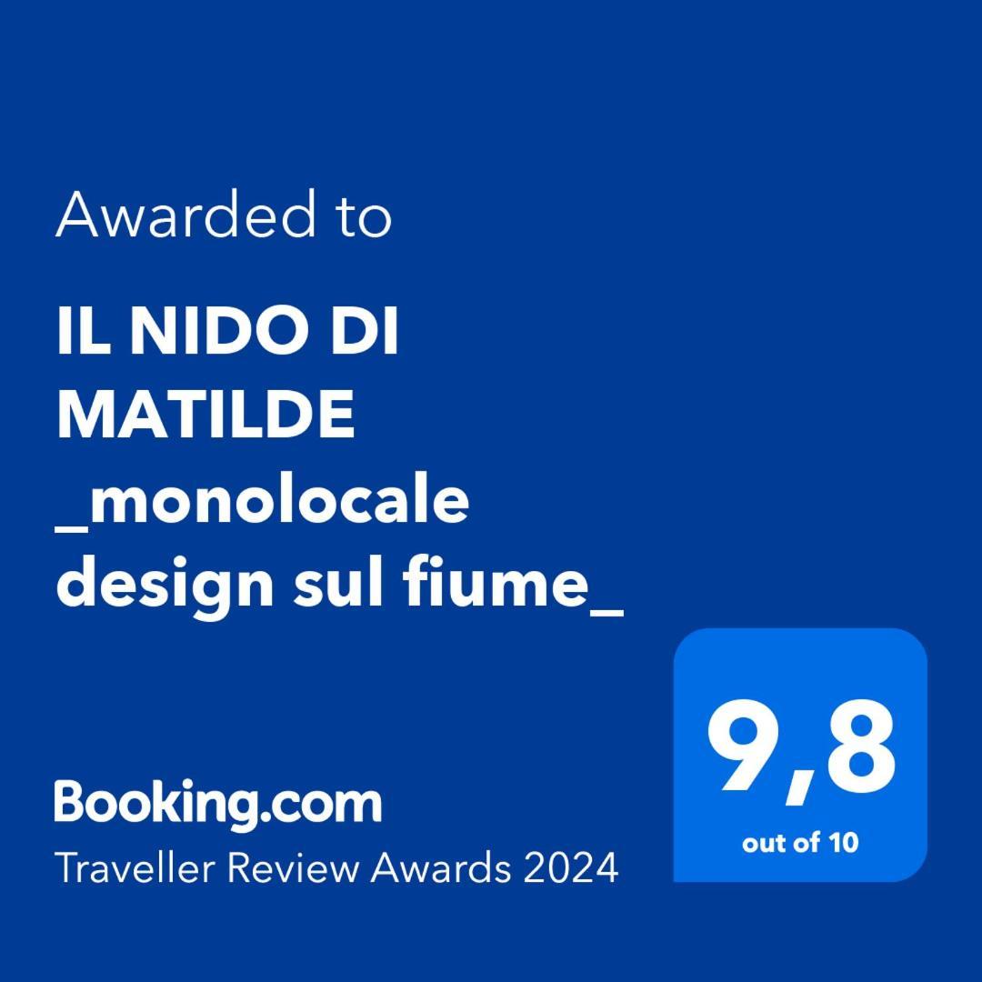 Il Nido Di Matilde _Monolocale Design Sul Fiume_ Apartment Rossena Exterior foto